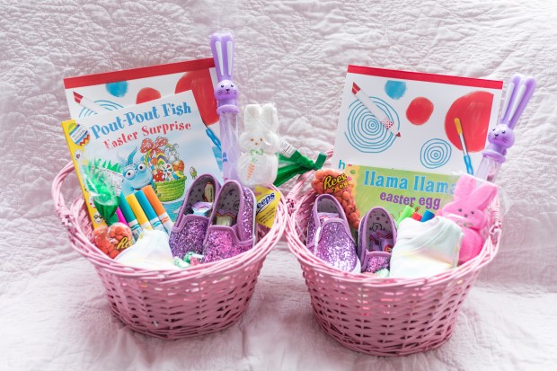 Pink Easter Baskets